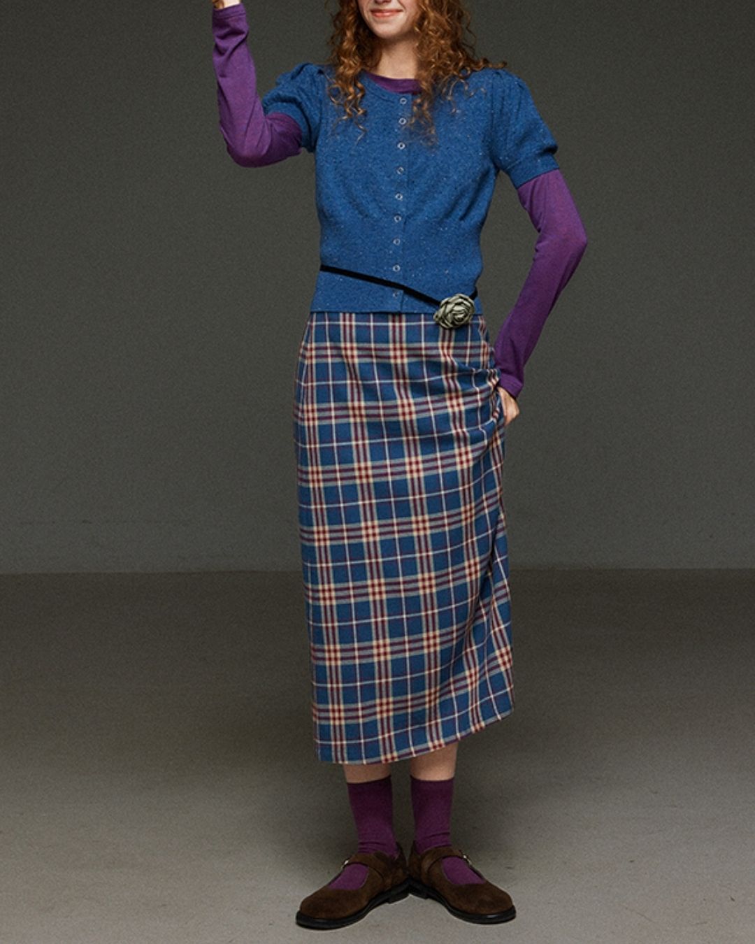 Boat Neck Slim Fit T-shirt　LT012