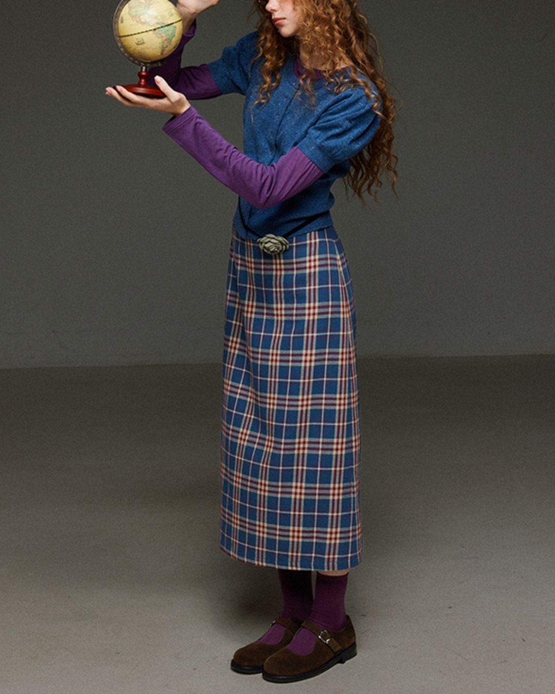 Boat Neck Slim Fit T-shirt　LT012