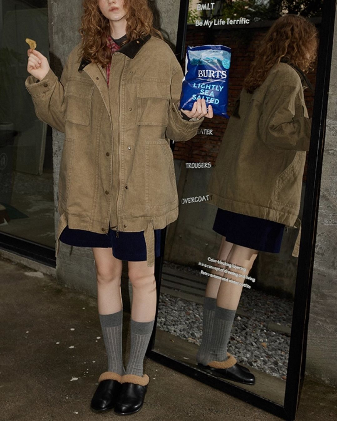 Washed Cotton Work Jacket　JK044