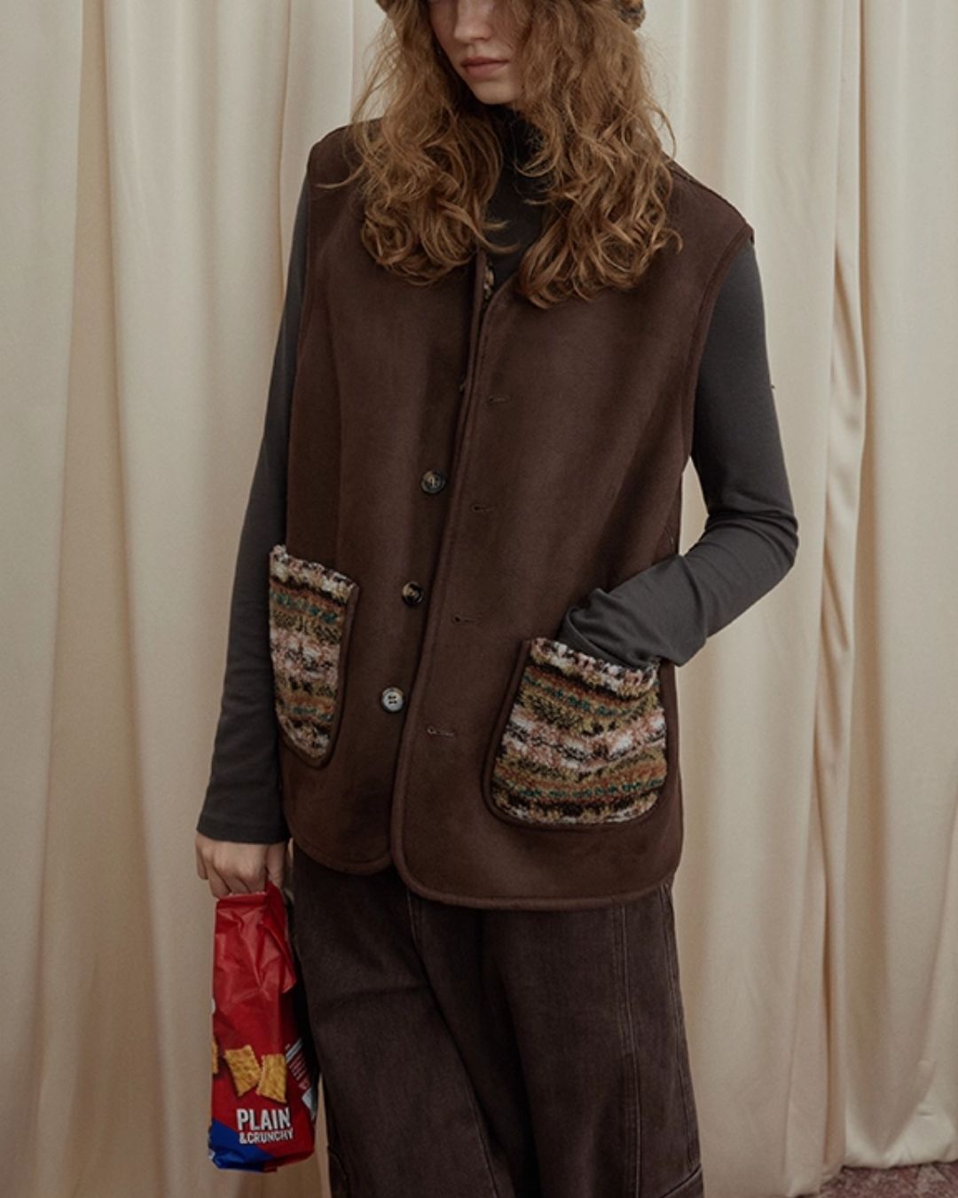 Fleece Reversible Vest　VT008