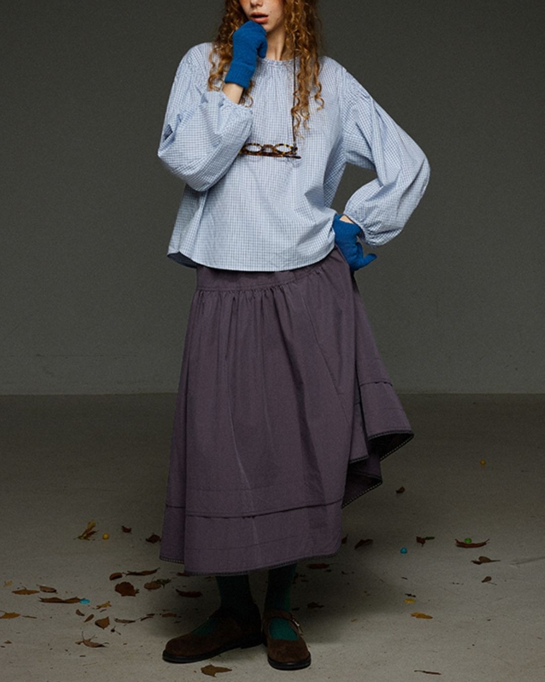 Puff Sleeve Shirt Pullover　LS030