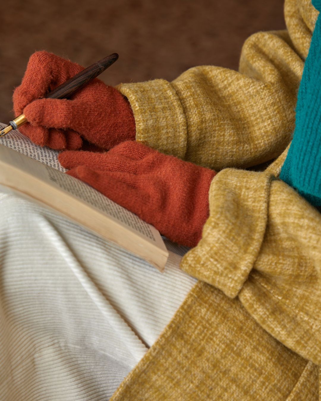 Wool Hooded Middle Coat　CT032