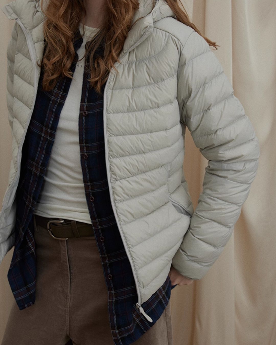 Lightweight Hooded Down Jacket　JK053