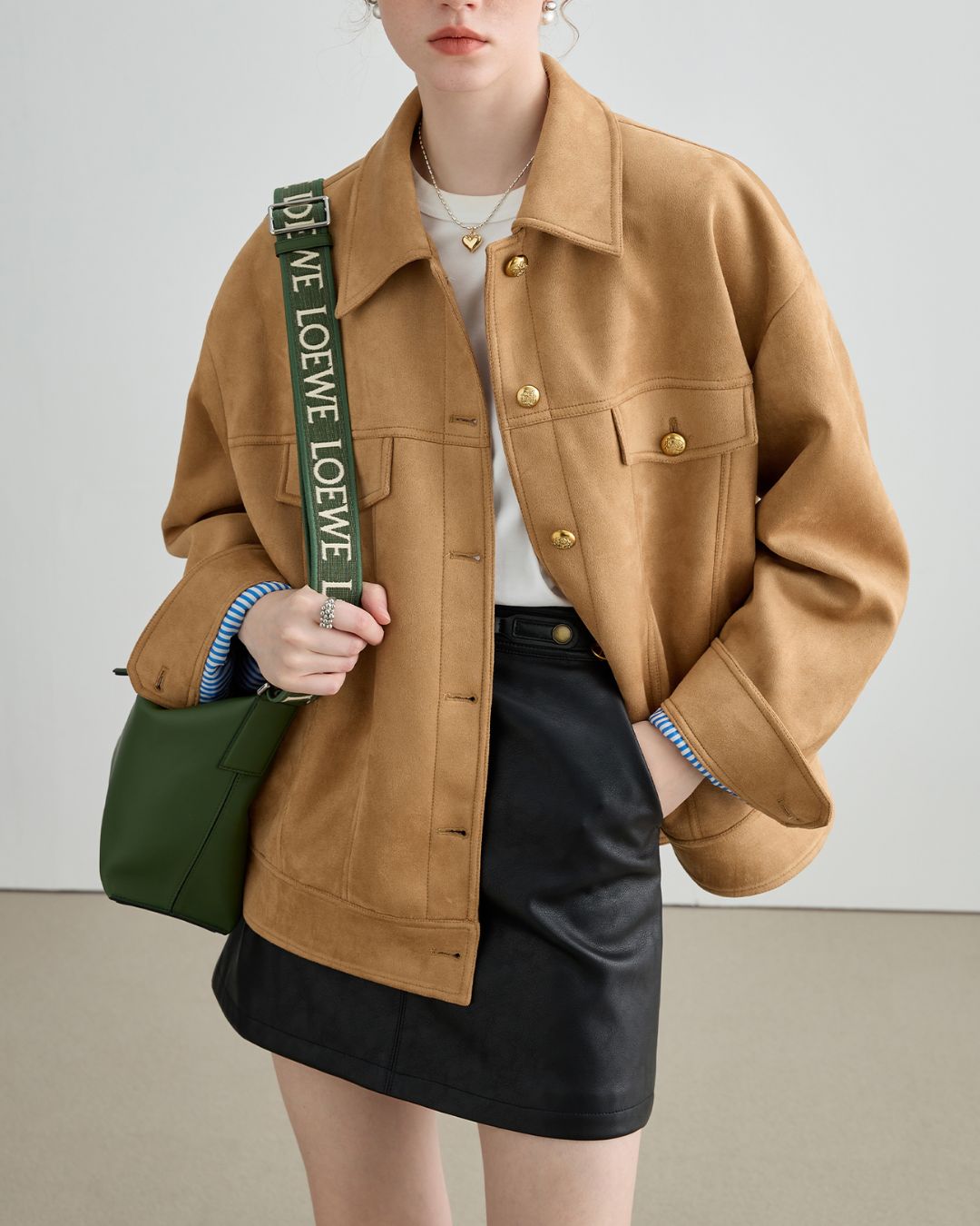 Classic Suede Jacket　JK039