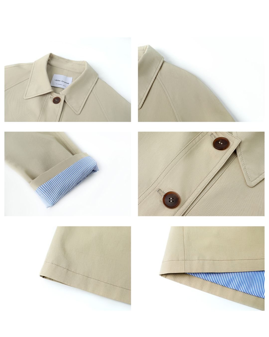 Single-breasted Twill Coat　CT013