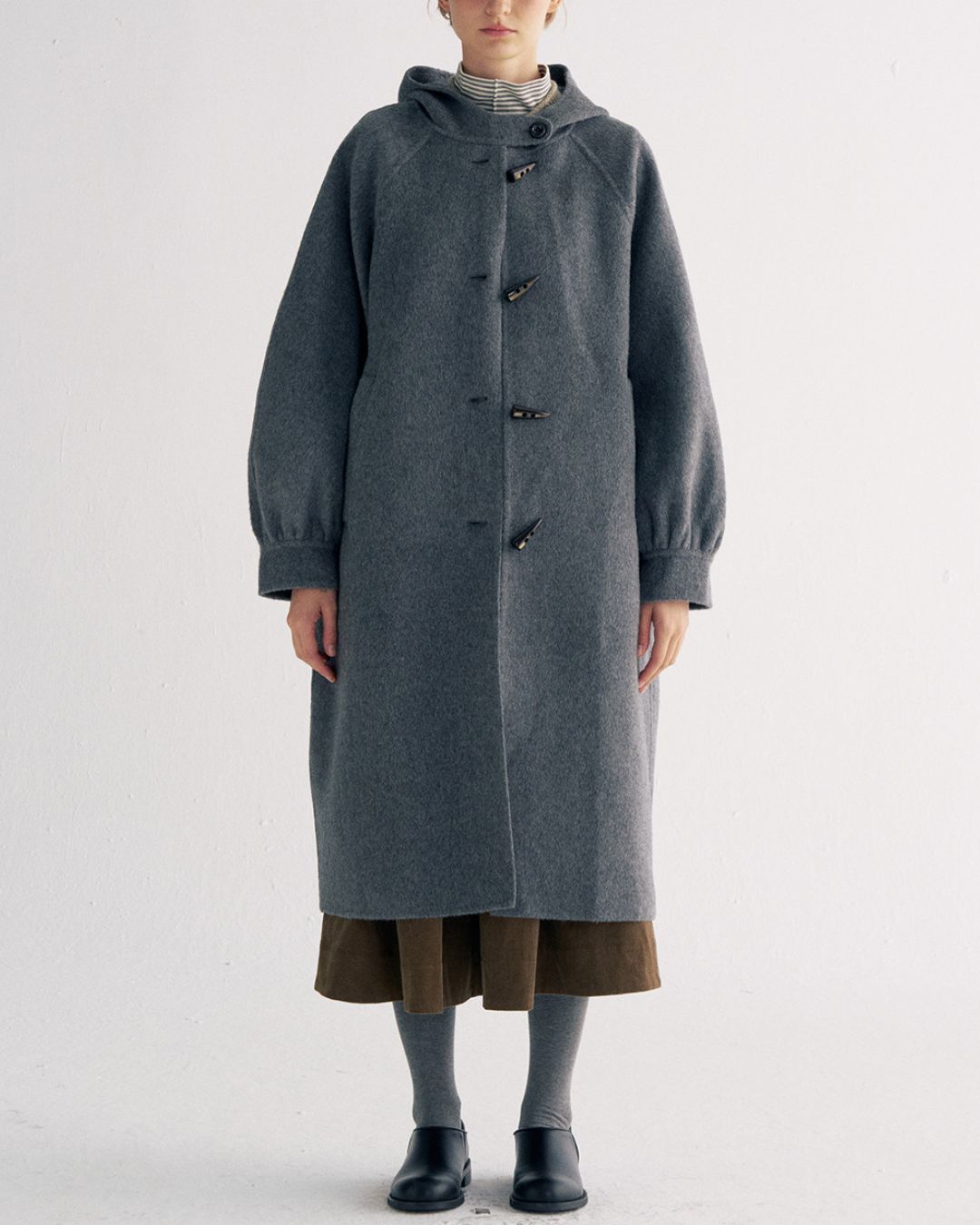 Double-faced Duffle Long Coat　CT030
