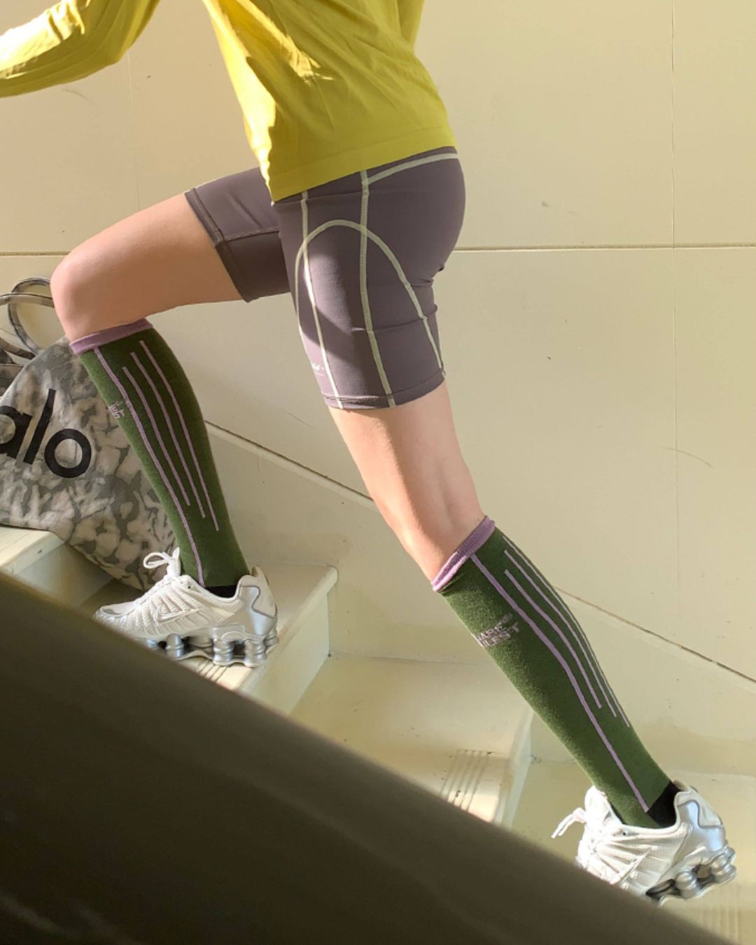 Color Block Sports Knee Socks　OR001