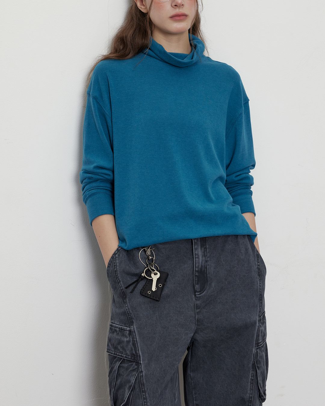 Heat-retaining Turtleneck T-shirt　LT016