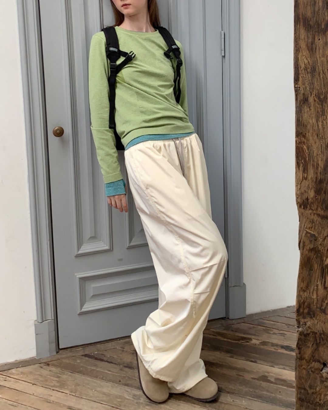 Drawcord Hem Outdoor Pants　PT041