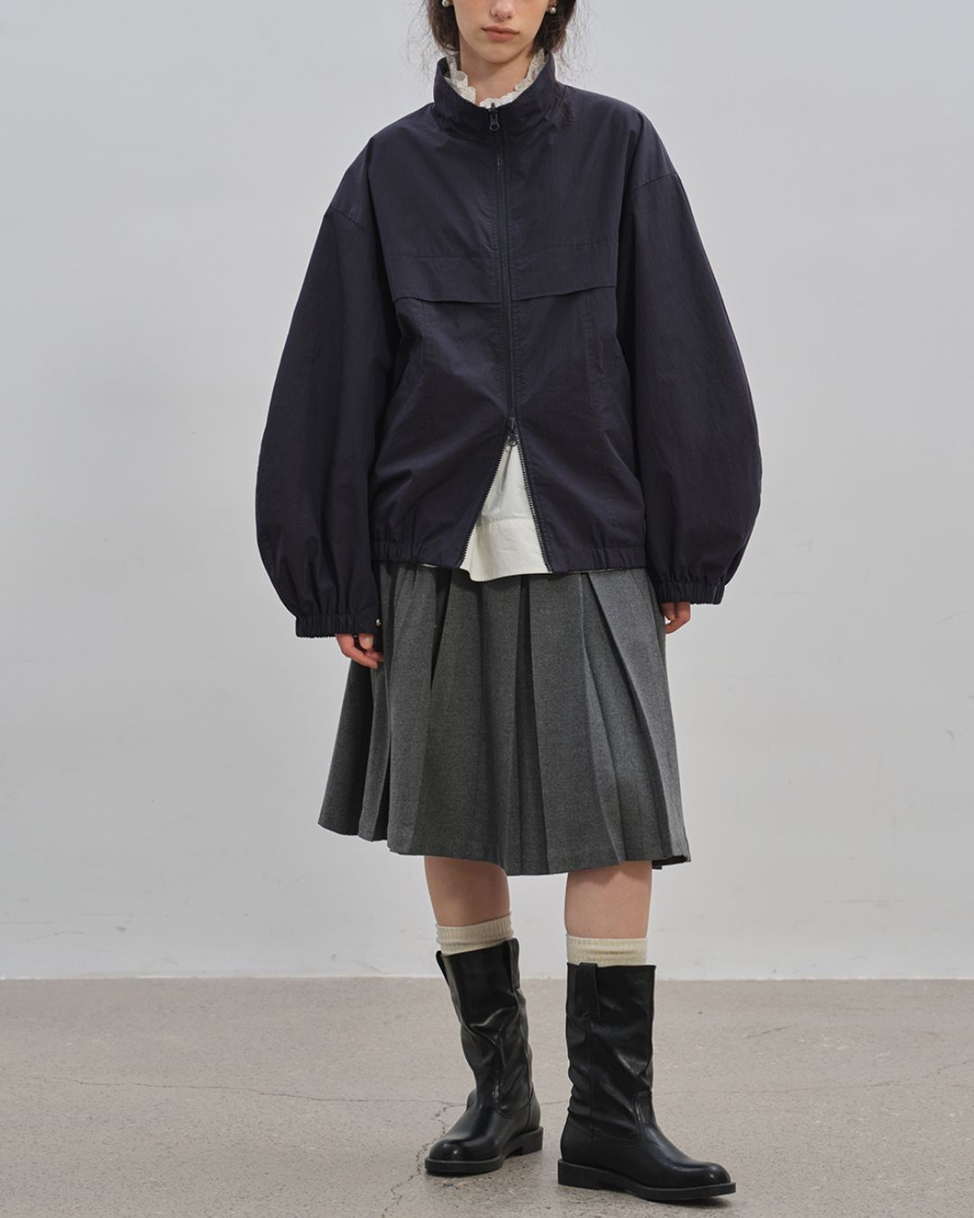 Balloon Sleeve Reversible Jacket　JK031