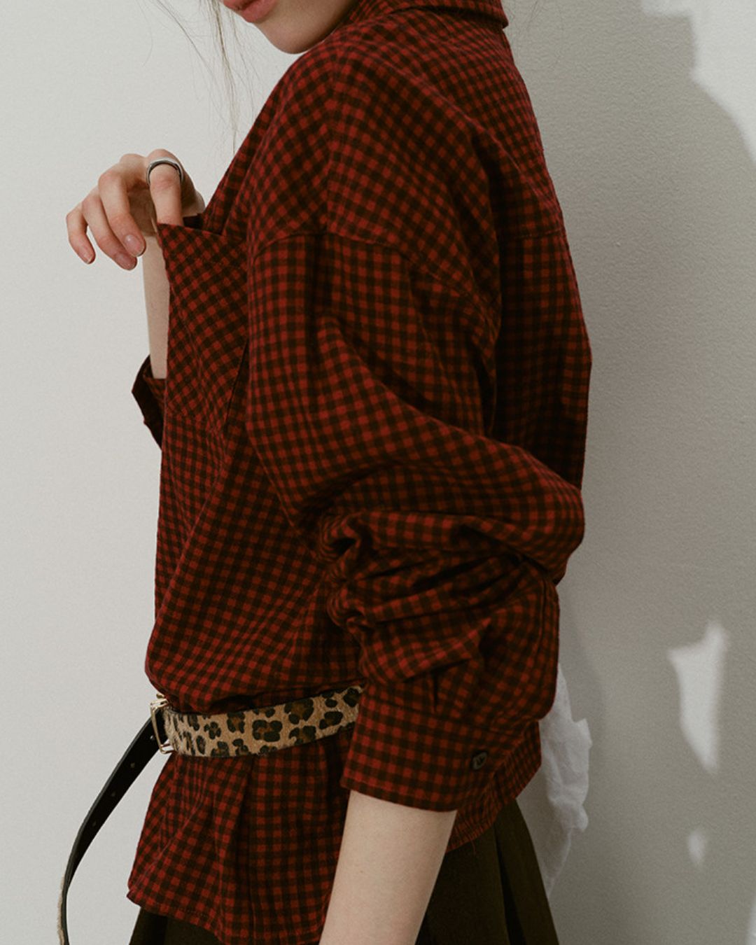Relaxed Check Shirt　LS046