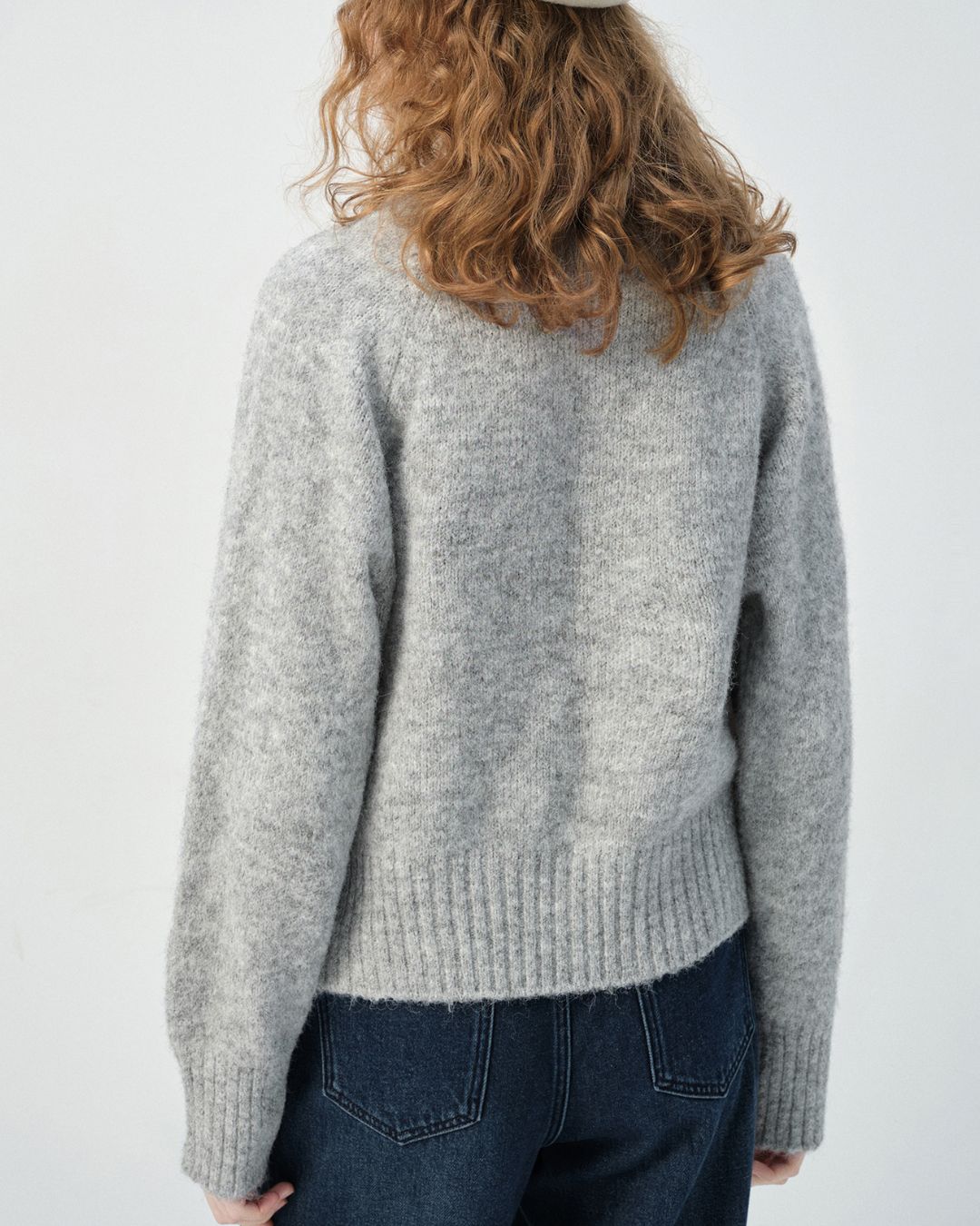 Bow Tie Bear Wool Sweater　KN040