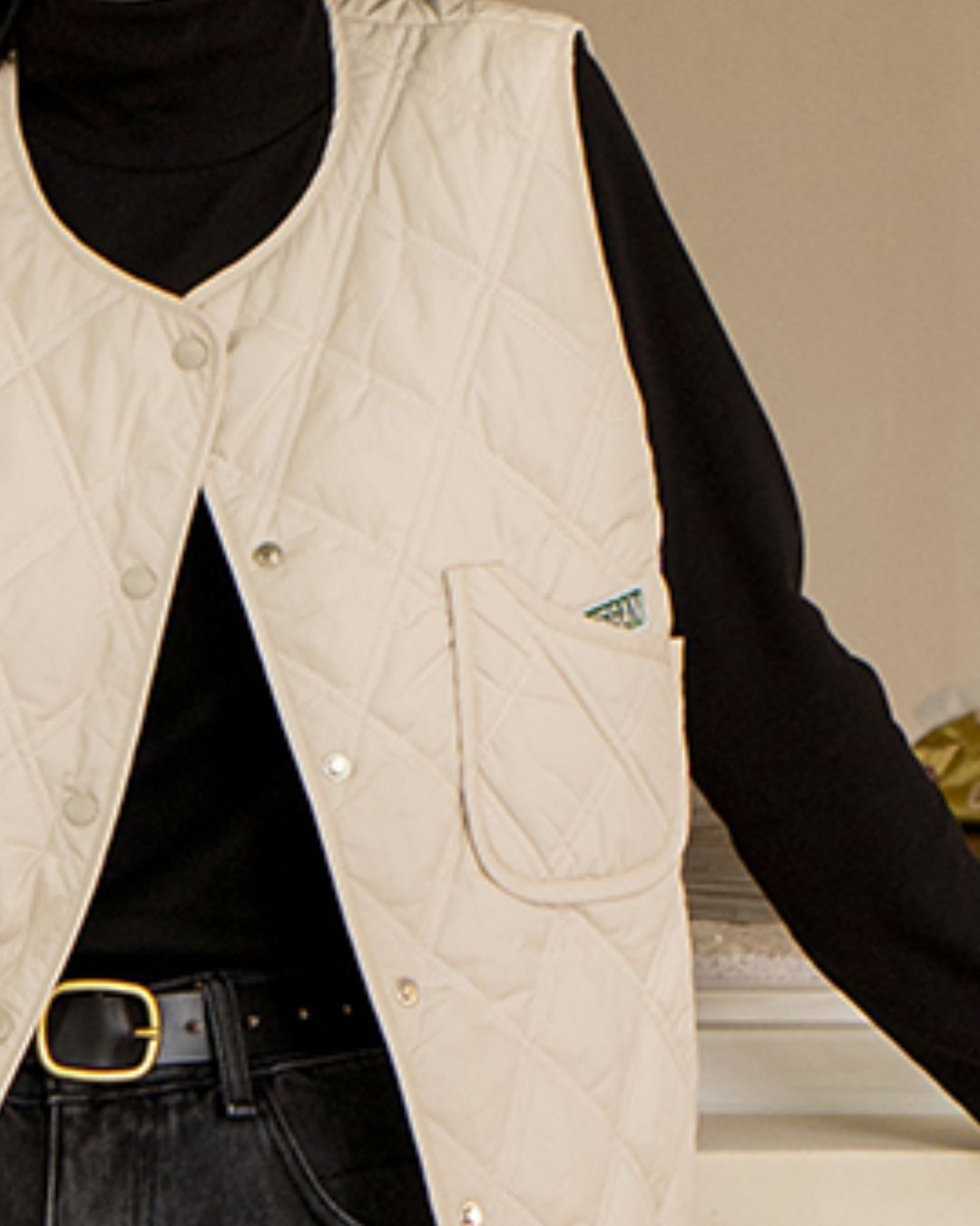 Nylon Quilted Vest　VT001