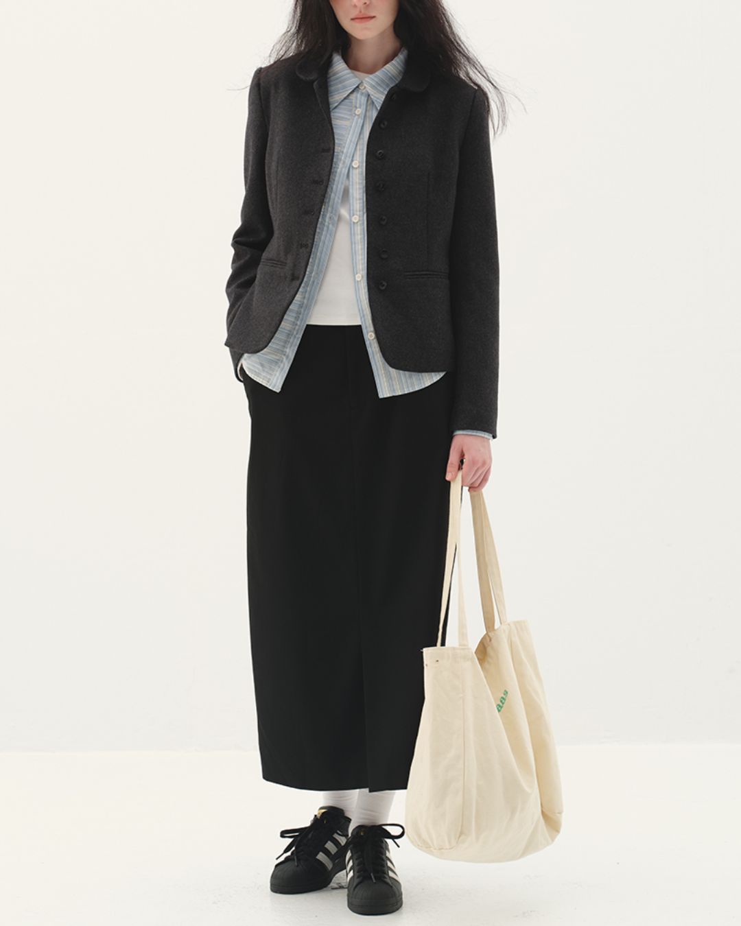 Front Slit Midi Tight Skirt　SK002