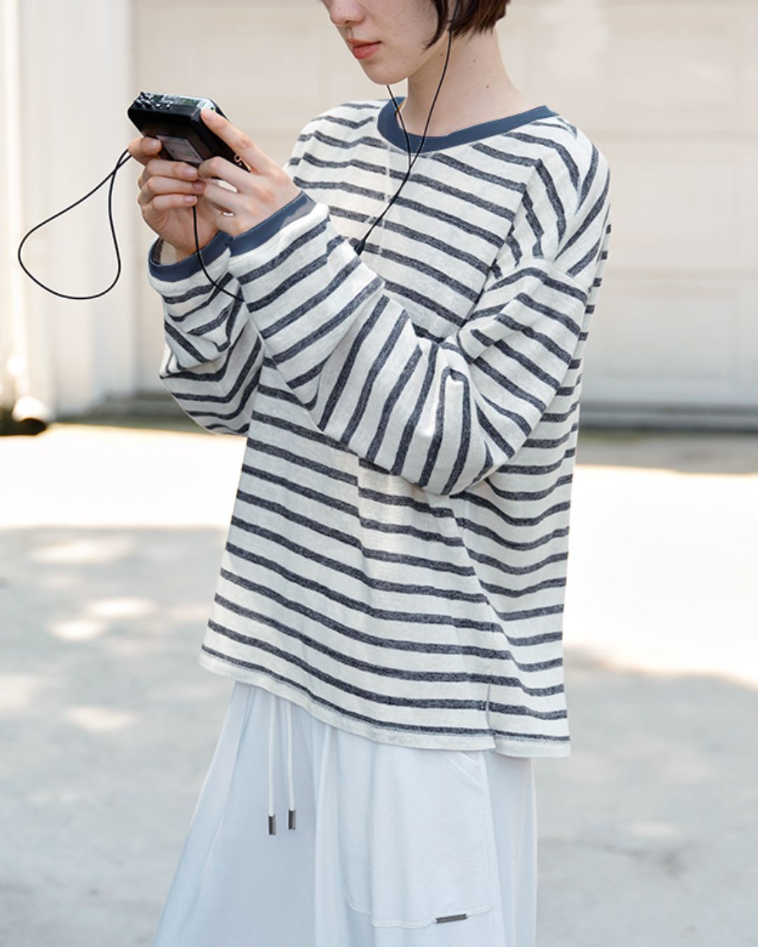 Border Relaxed T-shirt　LT006