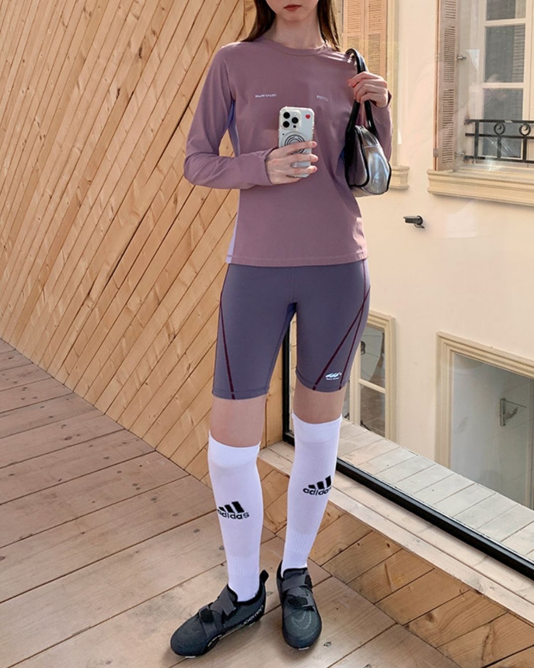 Color Block Fitness Shorts　SP002