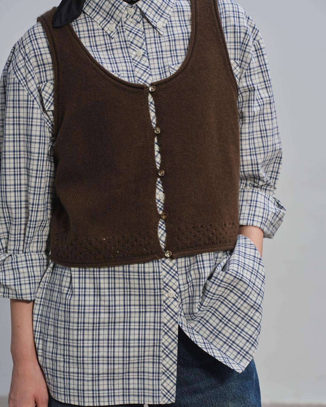 Front And Back 2-way Knit Vest　VT003