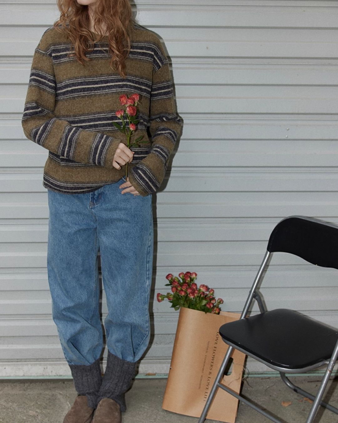 Loose Fit Straight Jeans　DP012