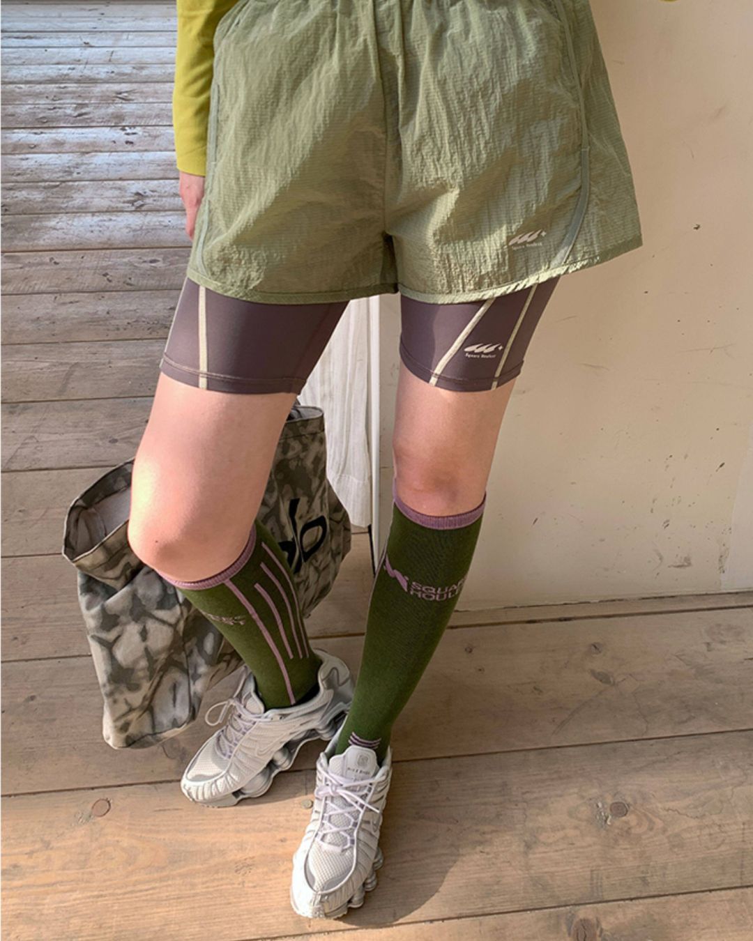 Color Block Sports Knee Socks　OR001