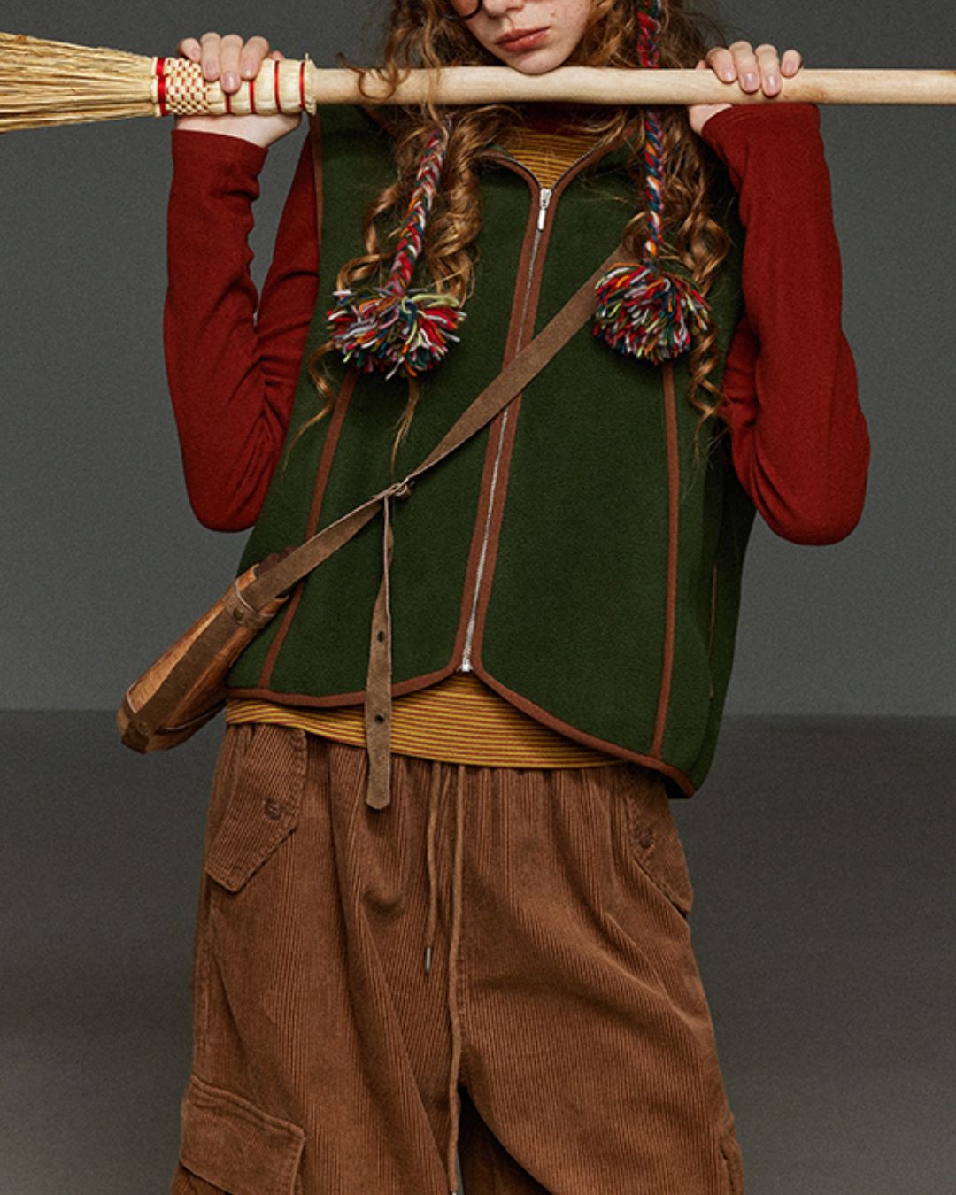 Colorblock Turtleneck T-Shirt　LT017