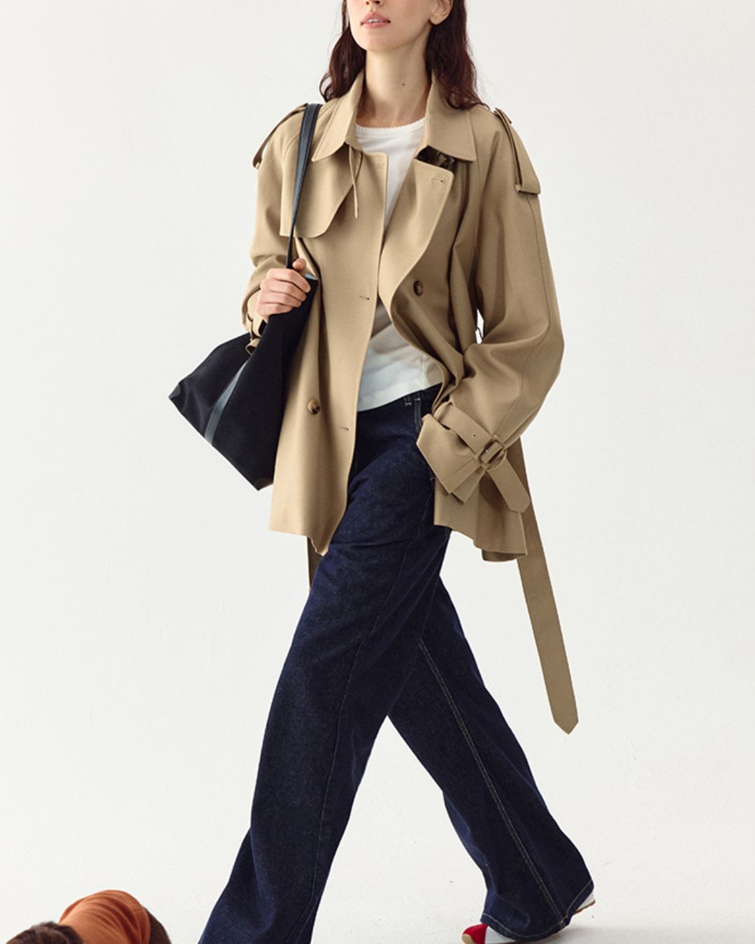 Double-breasted Trench Coat　CT006