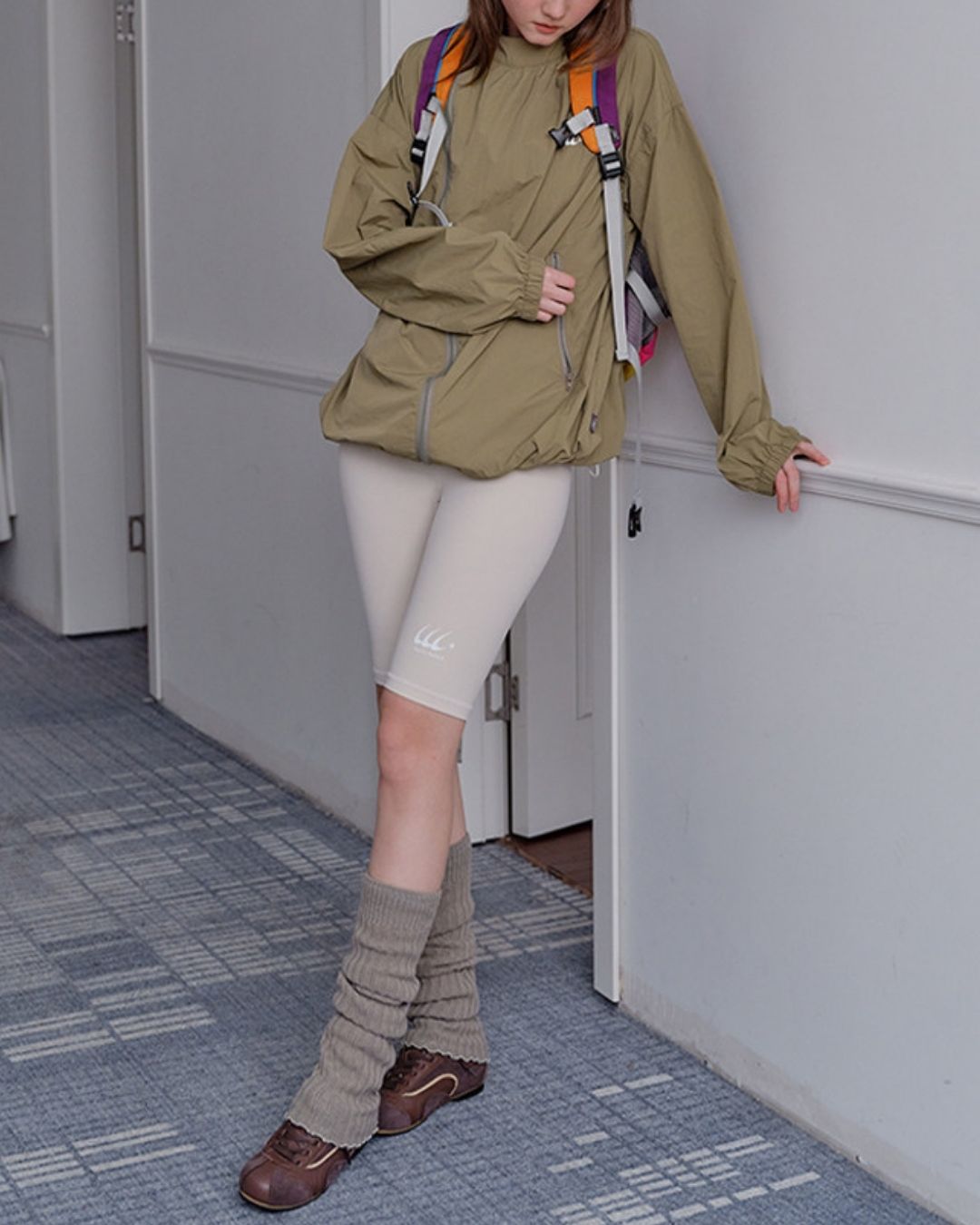 High-waisted Above-the-knee Fitness Pants　SP003