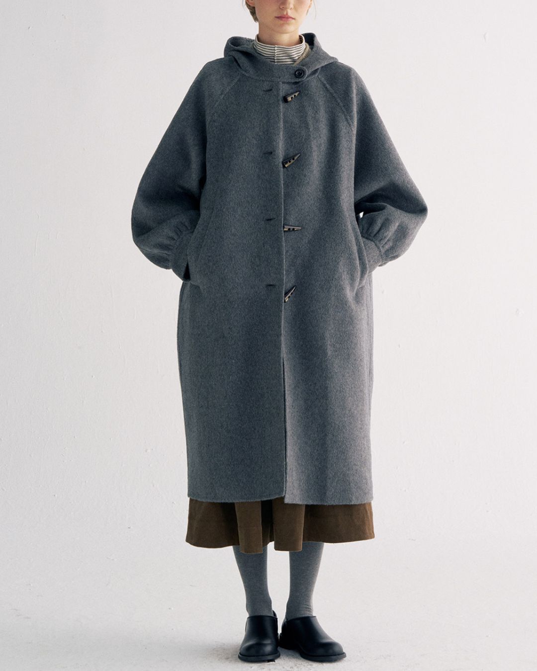 Double-faced Duffle Long Coat　CT030