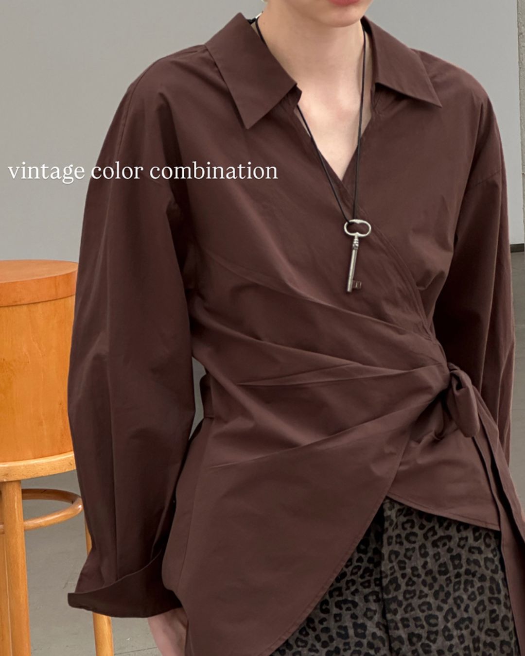 Skipper Wrap Striped Shirt　LS020