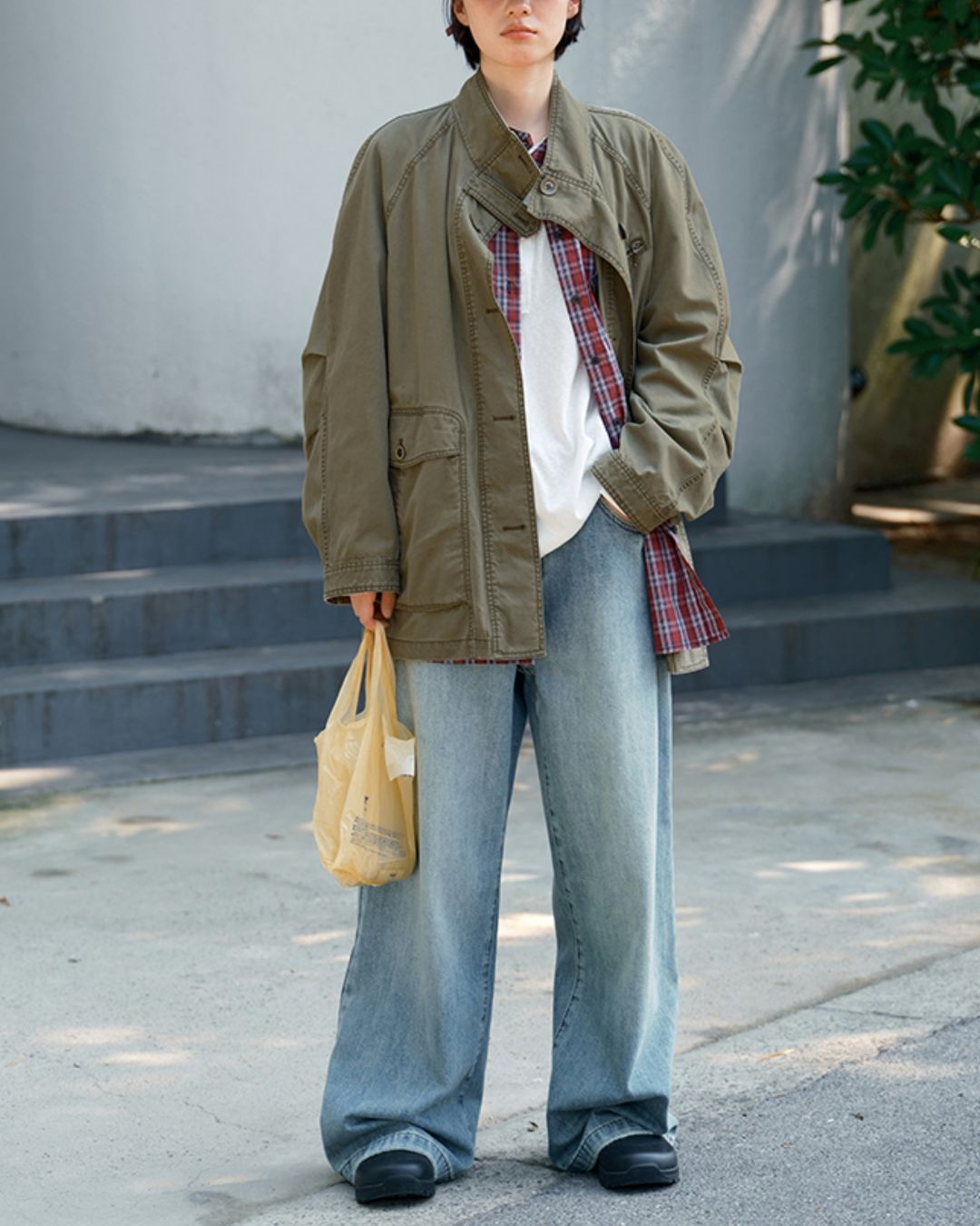 Washed Cotton Work Jacket　JK024