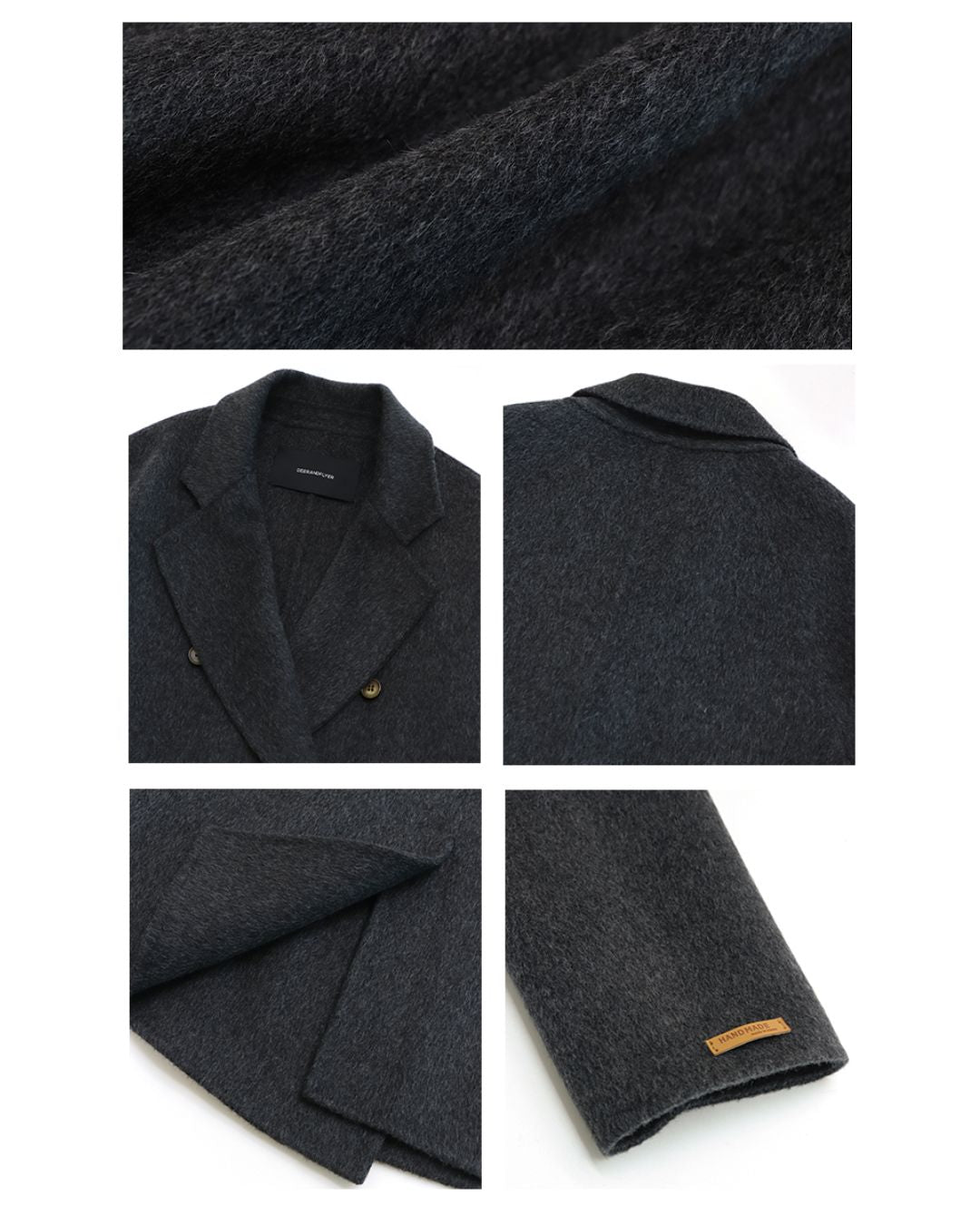 Woolly Double-breasted Coat　CT003