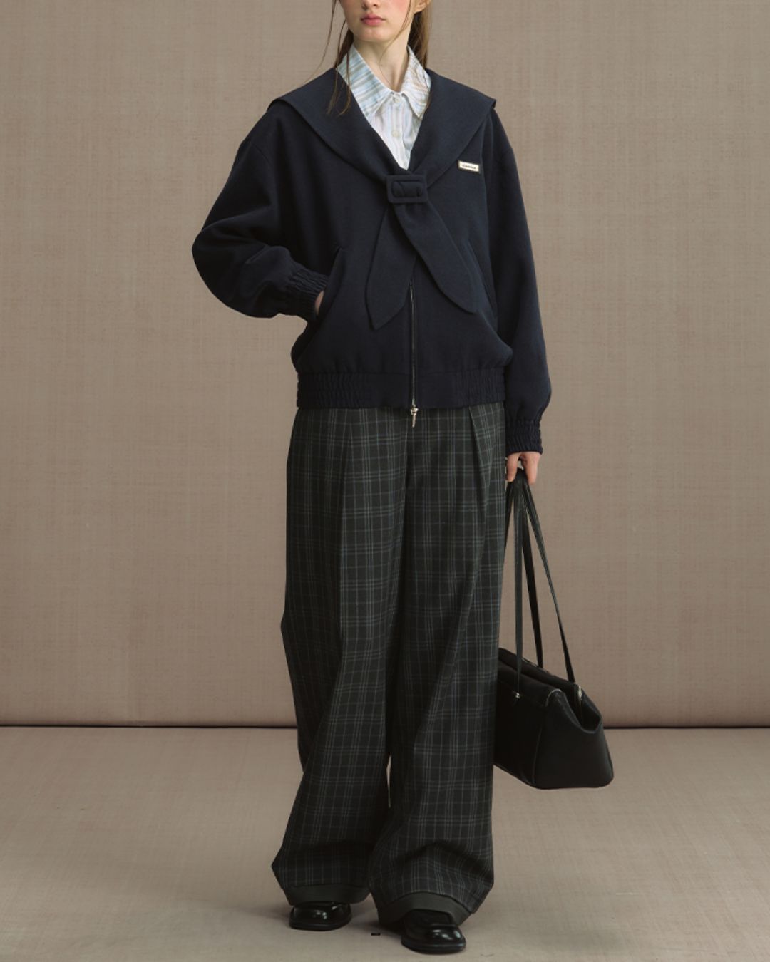 College Sailor Collar Jacket　JK023