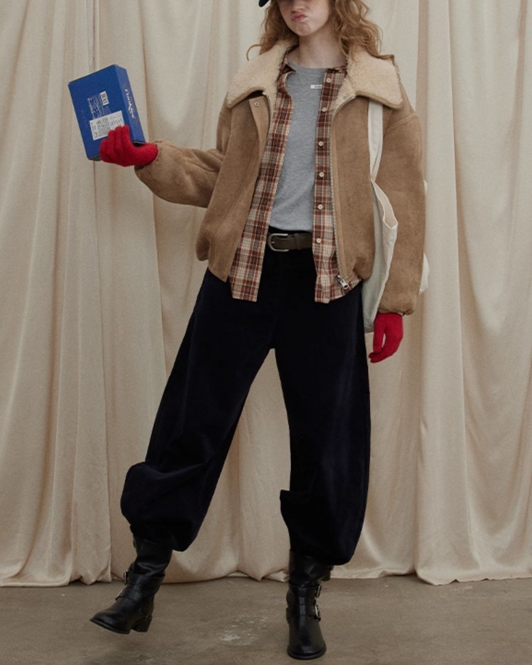 Cotton Check Shirt　LS038