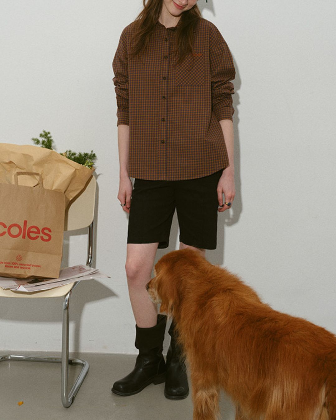 Basic Straight Half Pants　SP004