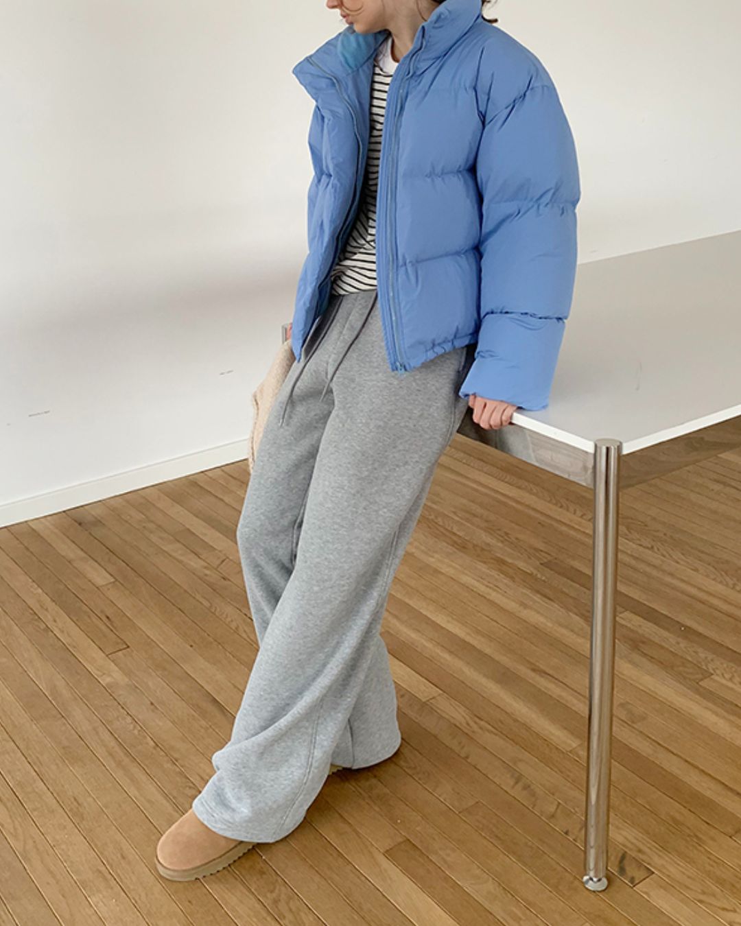 Wide Sweat Pants　PT005