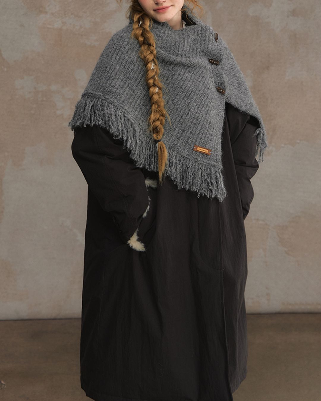 Fur Detail Long Down Coat　CT024