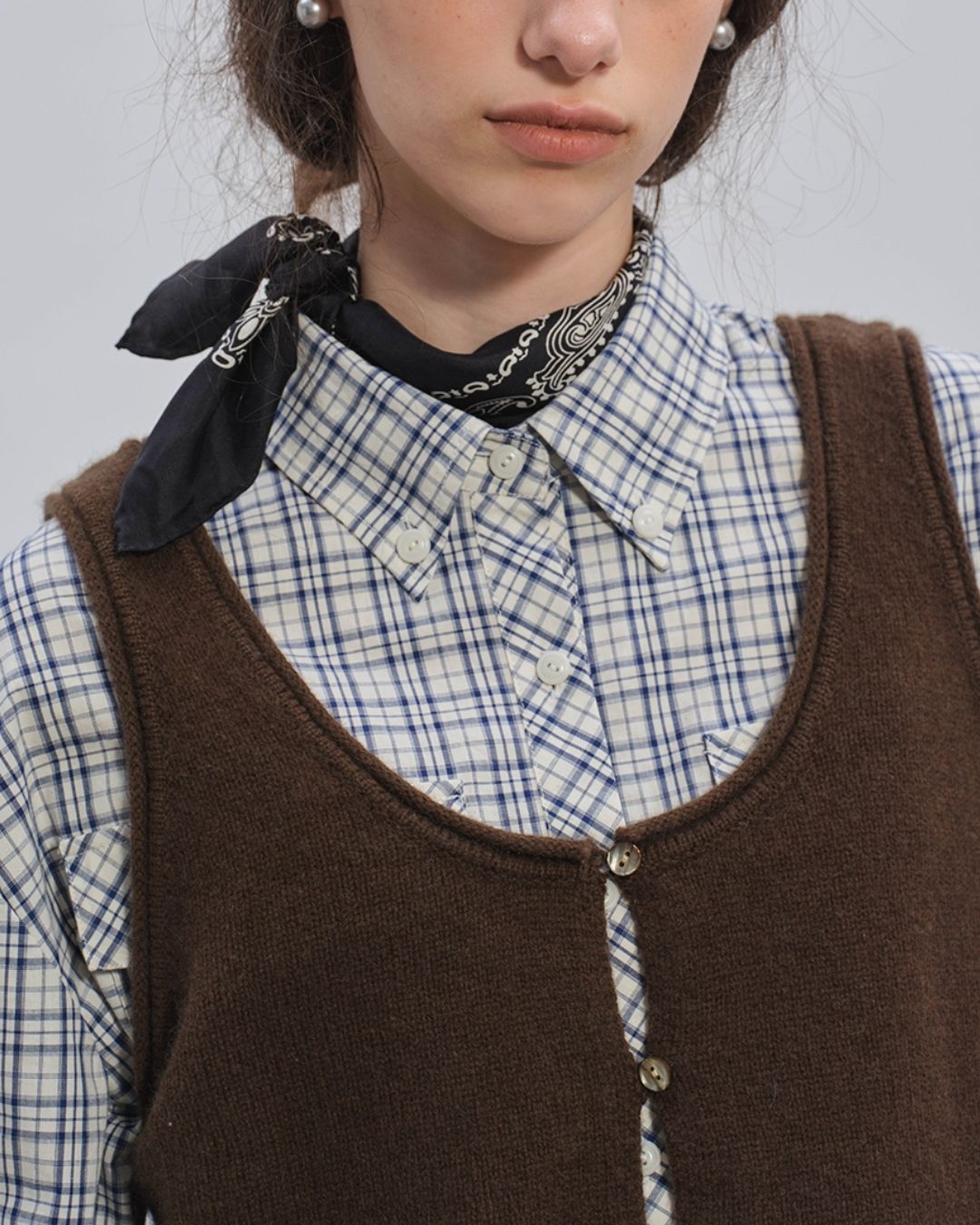 Front And Back 2-way Knit Vest　VT003