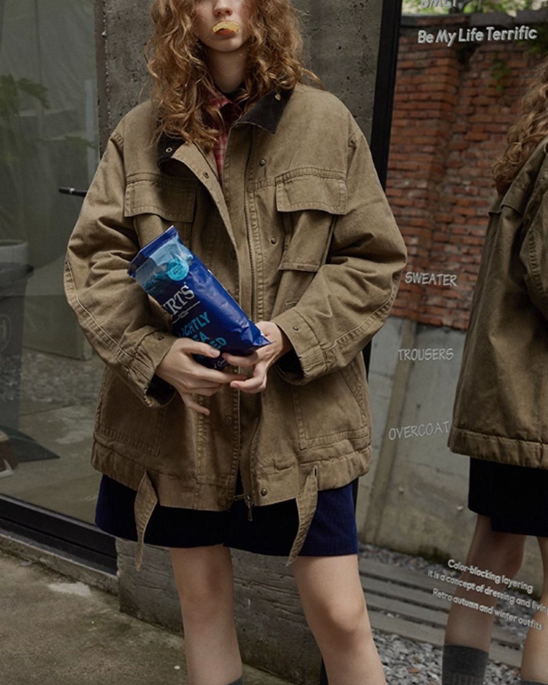 Washed Cotton Work Jacket　JK044