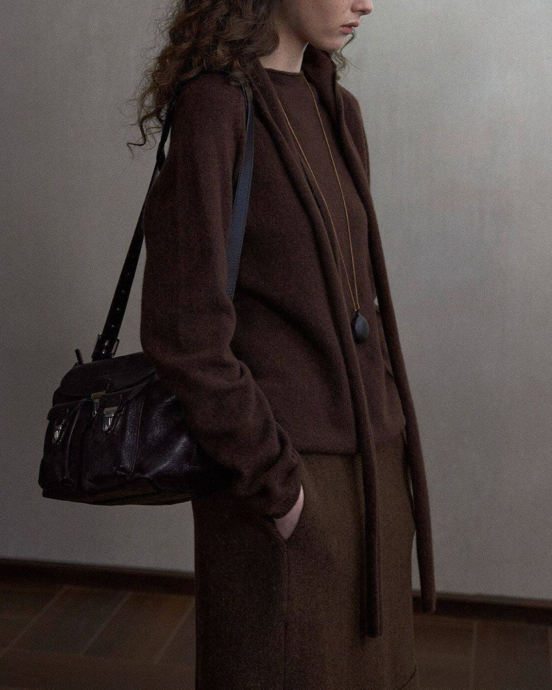 Basic Yak Wool Color Knit Pullover　KN109