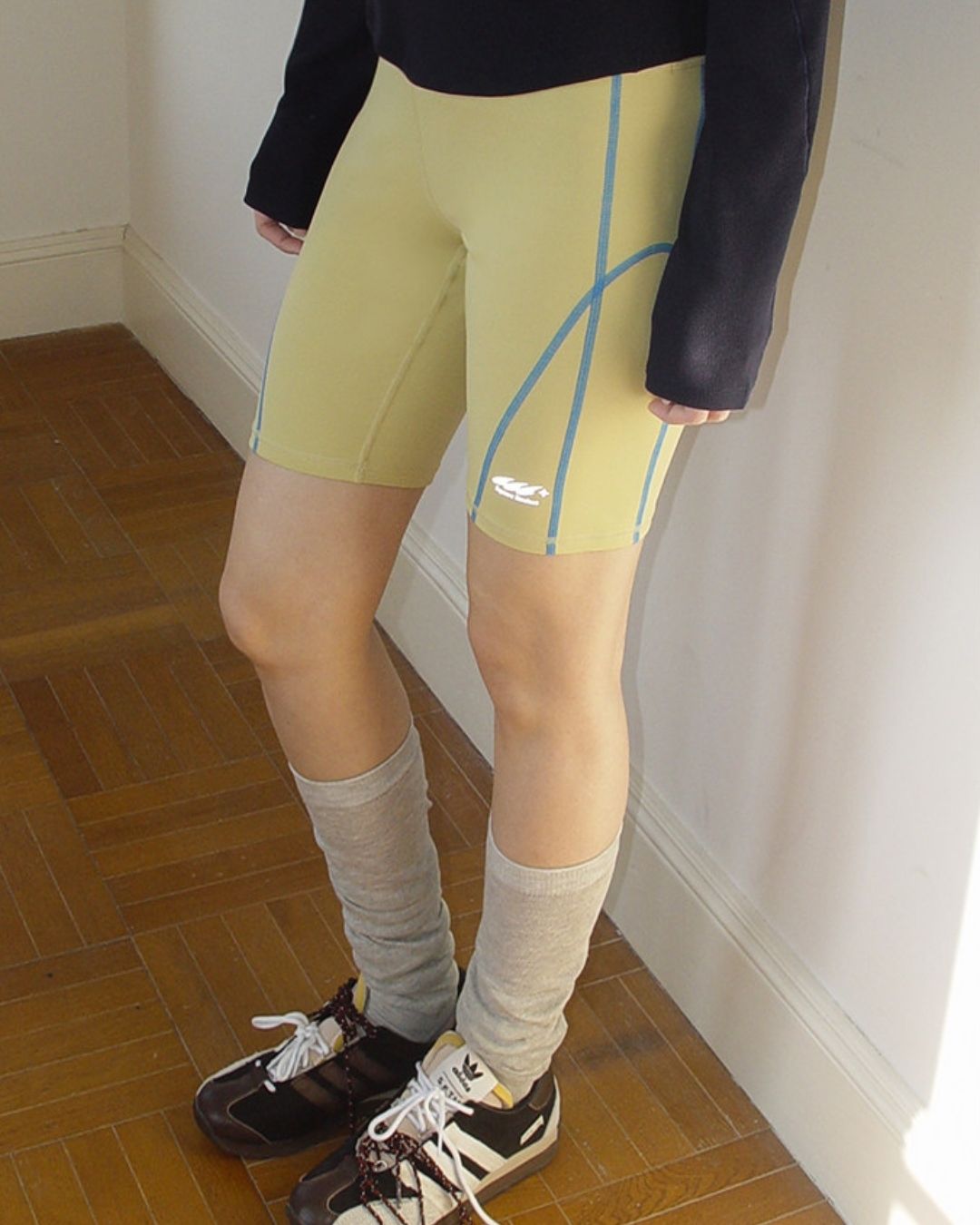 Color Block Fitness Shorts　SP002