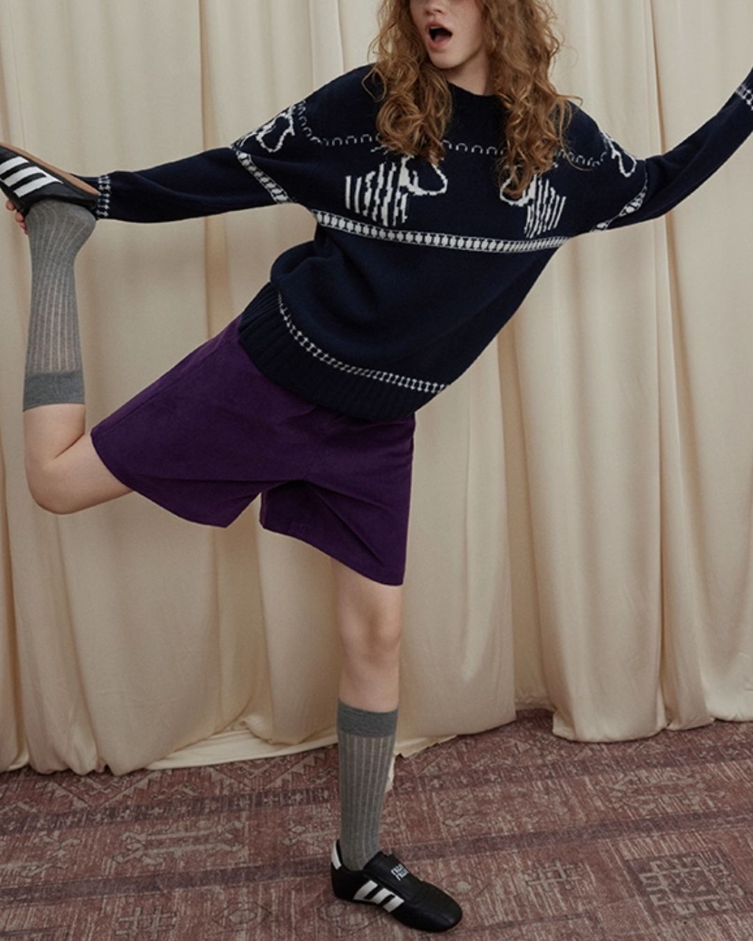 Wool Fair Isle Sweater　KN044