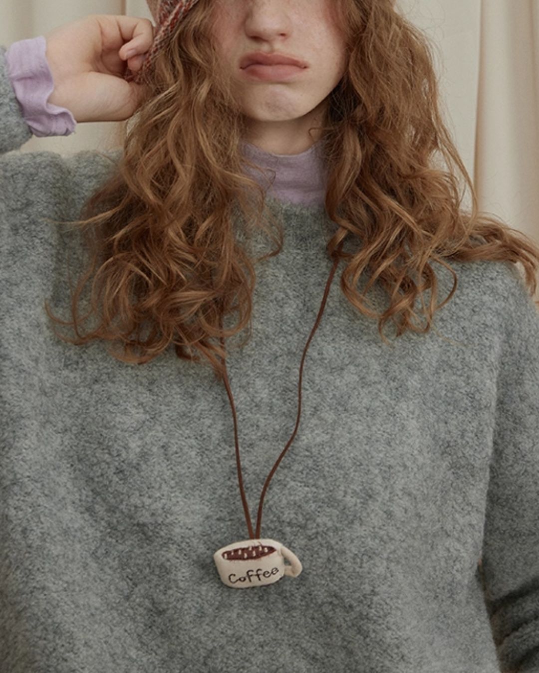 Wool Crew Neck Sweater　KN046