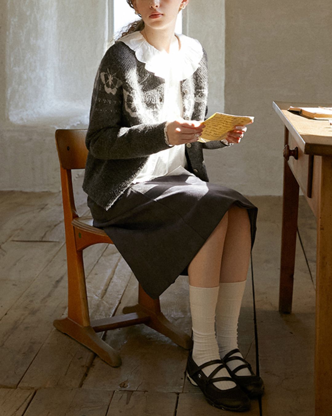 Butterfly Nordic Knit Cardigan　KN079