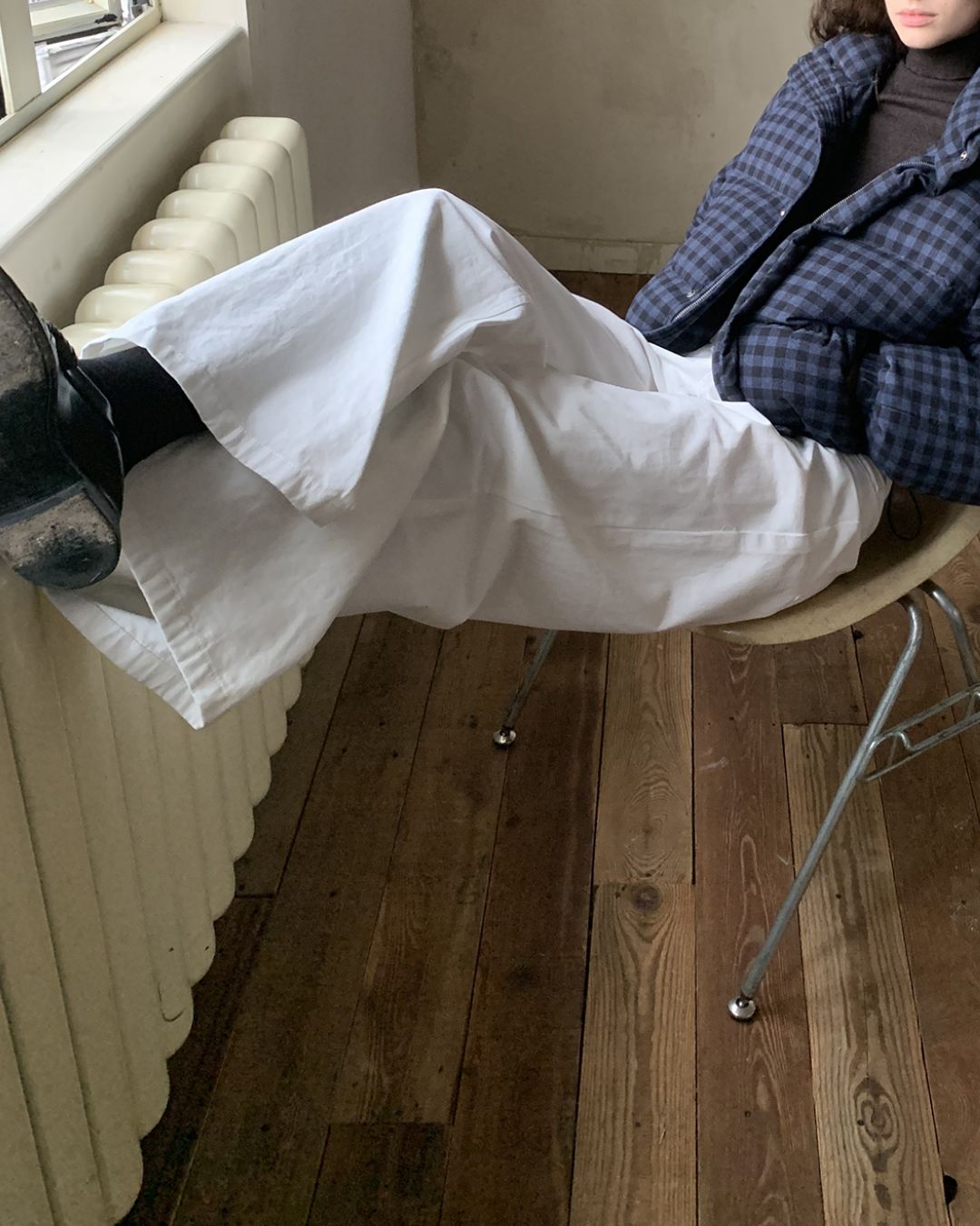 Basic Straight Wide Pants　PT003