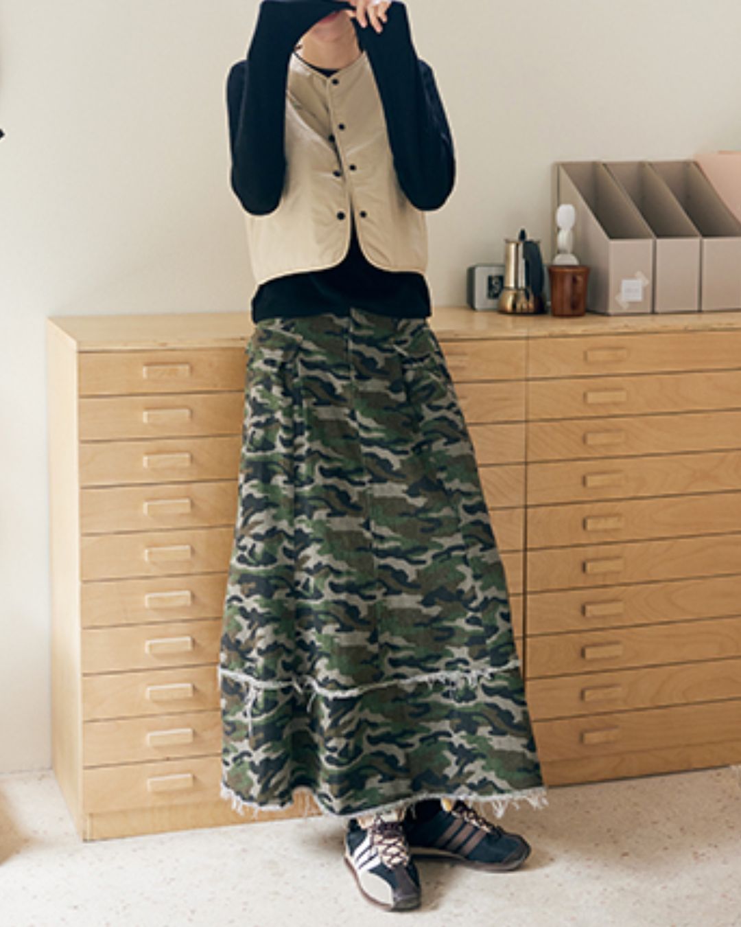 Nylon Quilted Vest　VT001