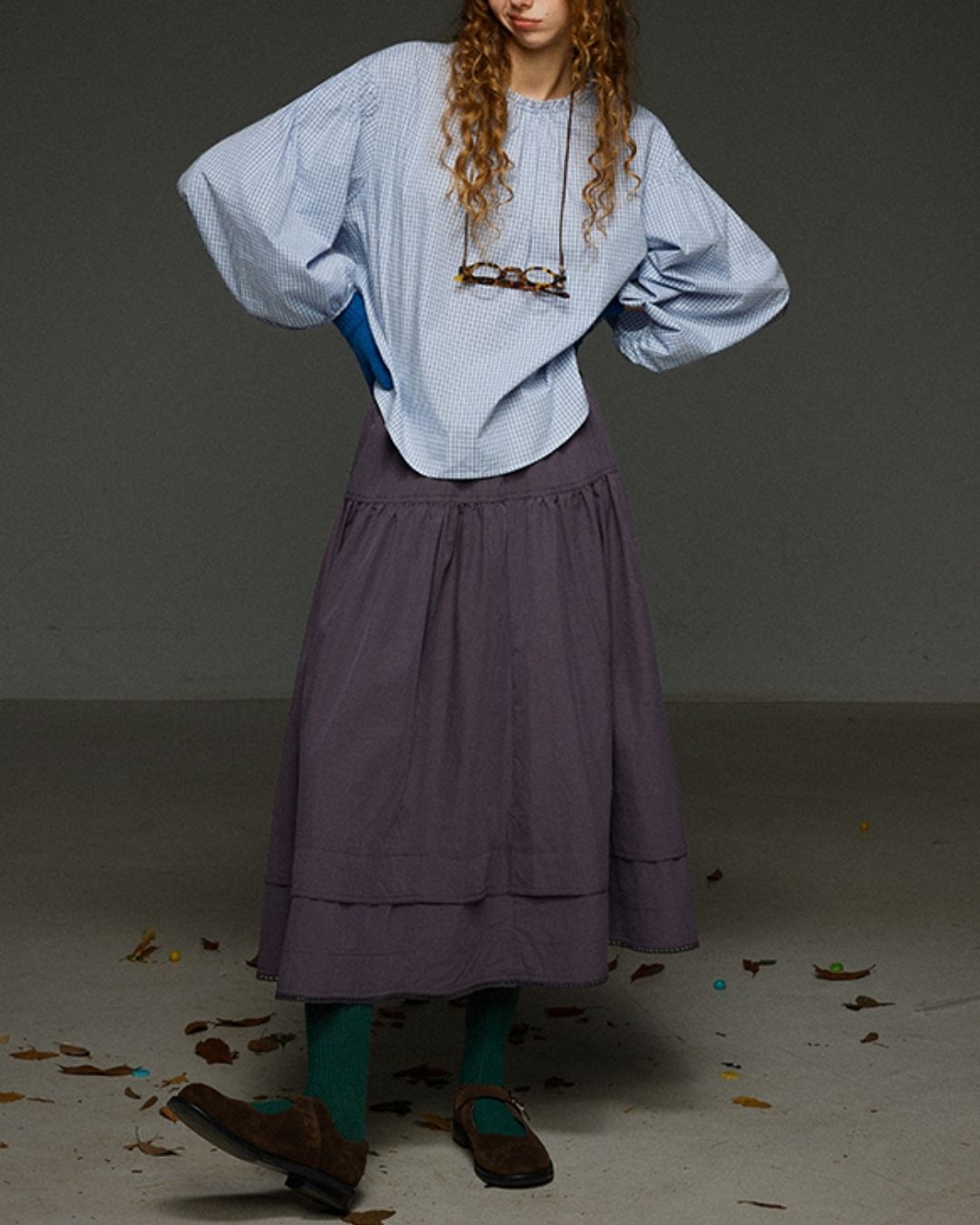 Puff Sleeve Shirt Pullover　LS030