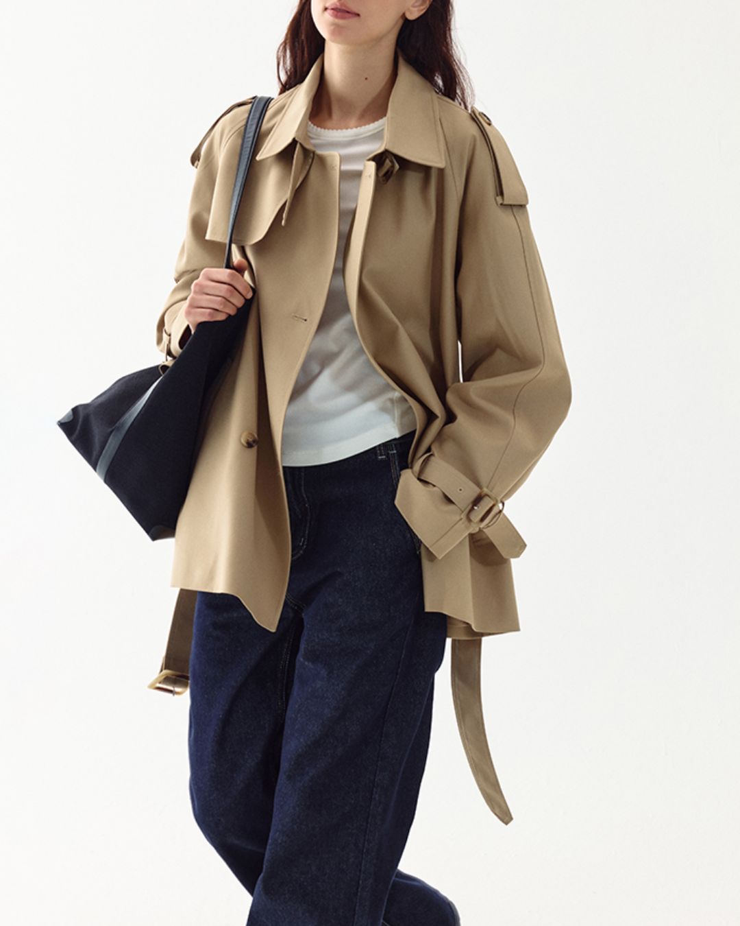 Double-breasted Trench Coat　CT006