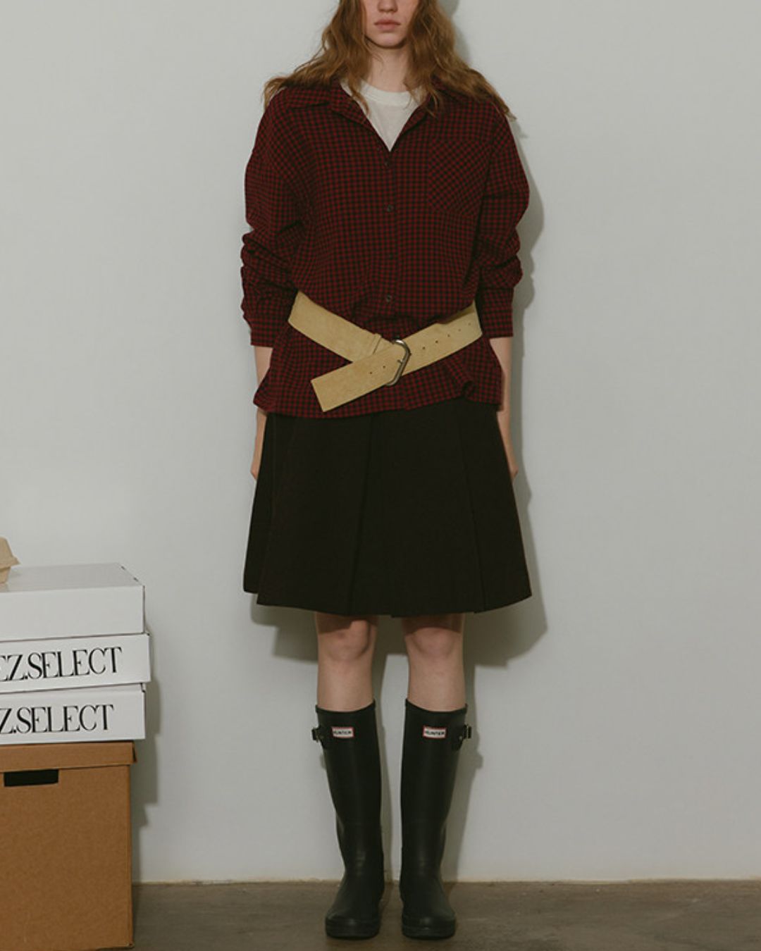 Relaxed Check Shirt　LS046