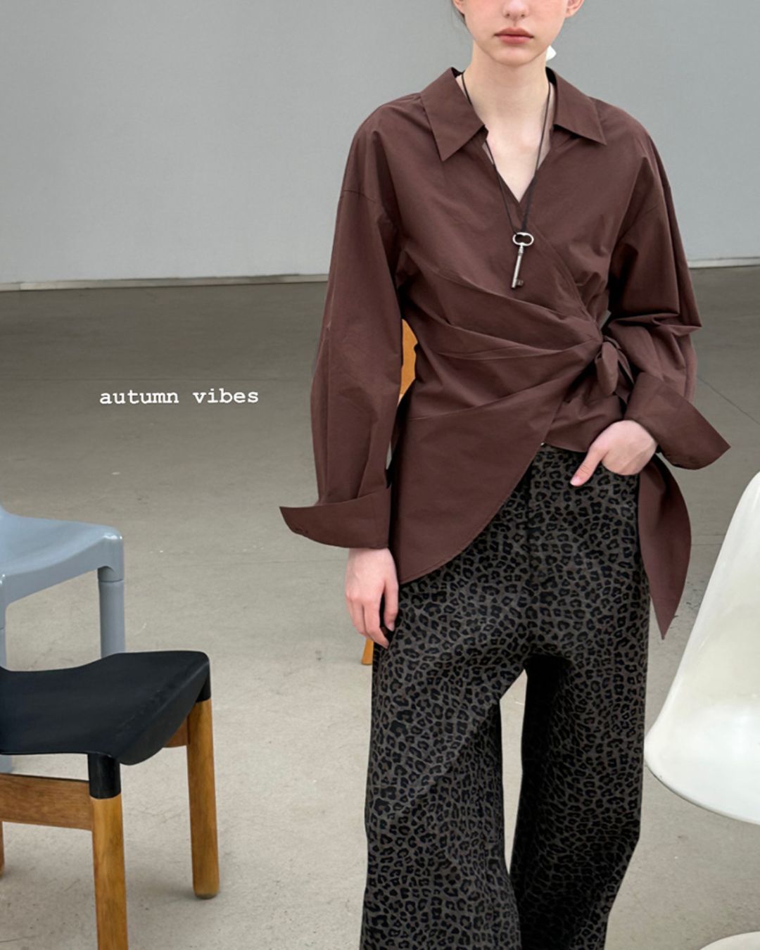 Skipper Wrap Striped Shirt　LS020