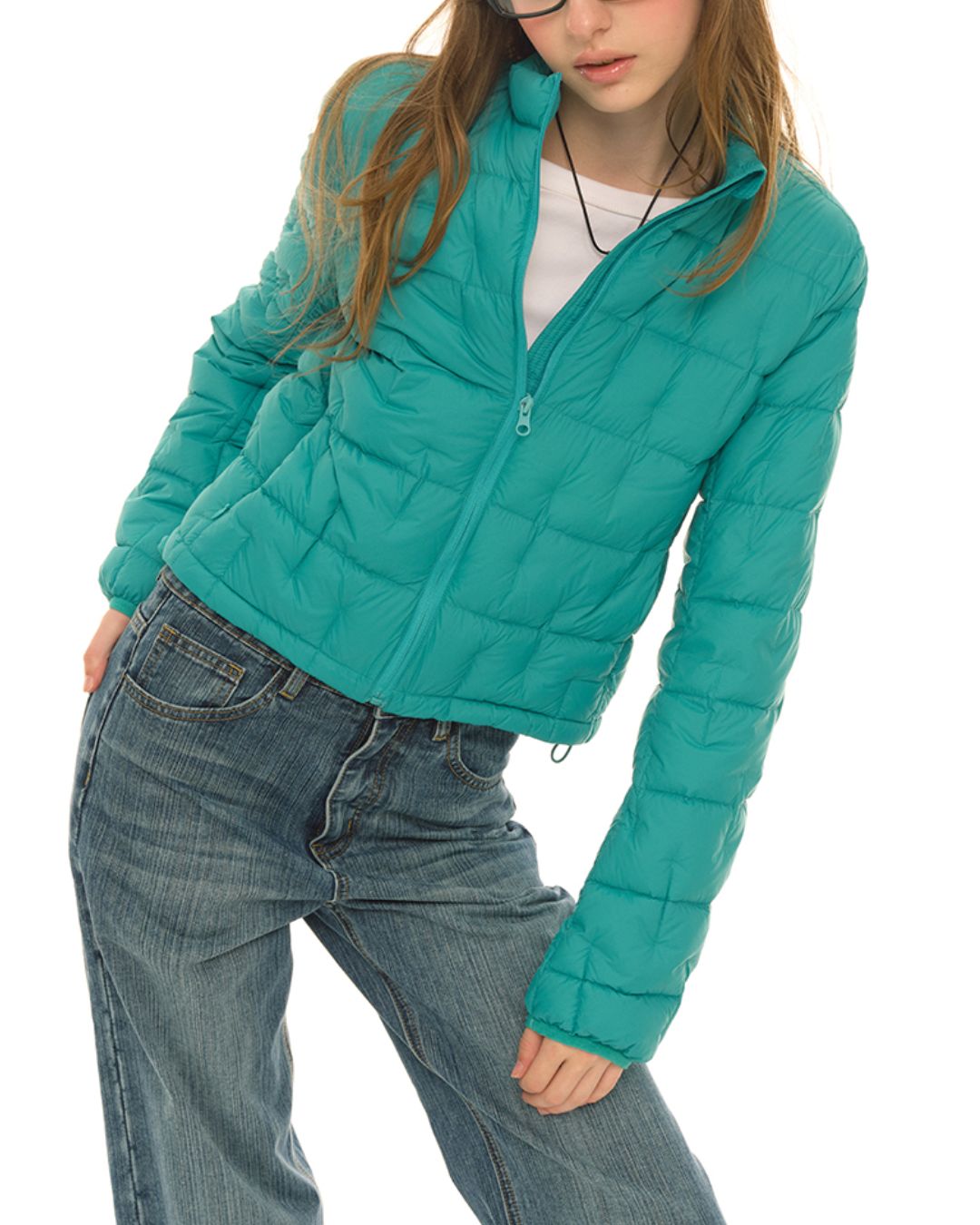 Stand Collar Short Down Jacket　JK035