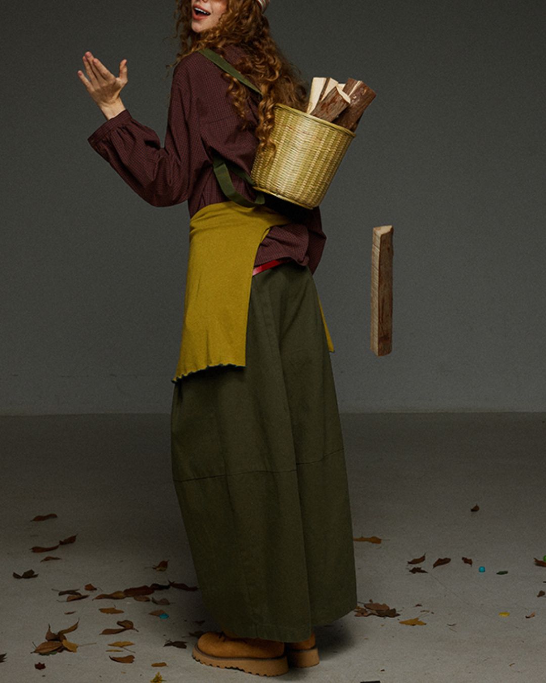 Hooded Checked Shirt　LS031